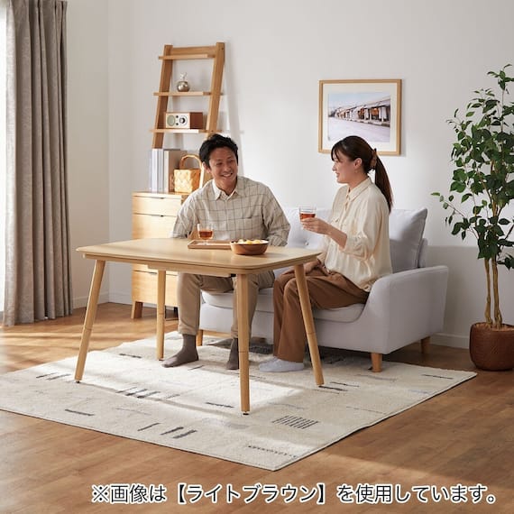 高さが変えられる2Wayこたつテーブル(NV02 105 MBR) 23枚目画像