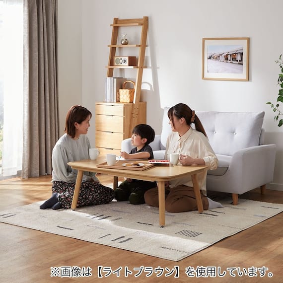 高さが変えられる2Wayこたつテーブル(NV02 105 MBR) 24枚目画像