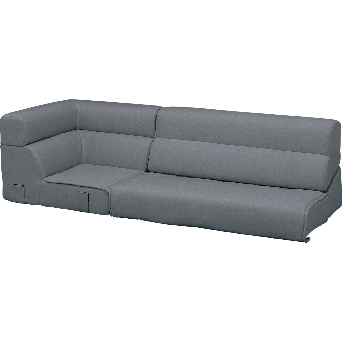 リビングこたつセット(フロットR 105 VBR+ローソファ3点セット XL05 GY