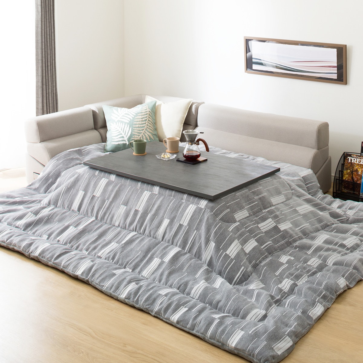 リビングこたつ(フロットR 105 GY) | ニトリネット【公式】 家具