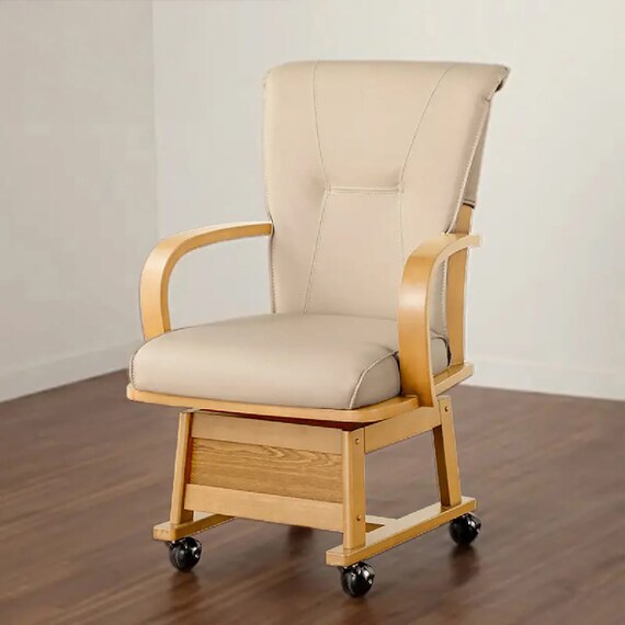 ダイニングこたつチェア(SC-010K 肘付き LBR)【島忠ホームズ商品】 1枚目画像