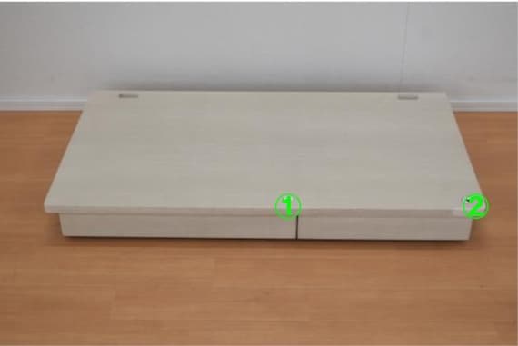 デスク DL02 WW/PU P 3枚目画像