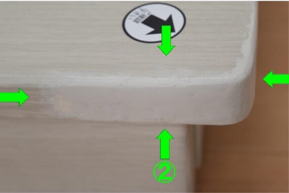 デスク DL02 WW/PU P 8枚目画像