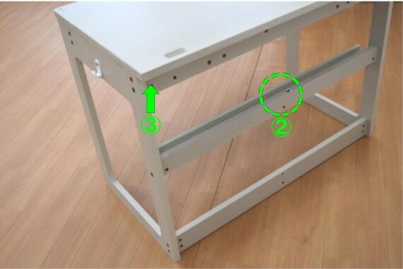 ﾃﾞｽｸ DL02 WW/PU P 8枚目画像