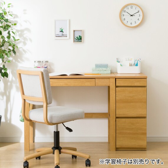 コンパクトデスク + キャビネットセット (PLABO 03K LBR) 5枚目画像