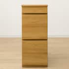 コンパクトデスク + キャビネットセット (PLABO 03K LBR) 16枚目画像