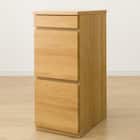 コンパクトデスク + キャビネットセット (PLABO 03K LBR) 17枚目画像