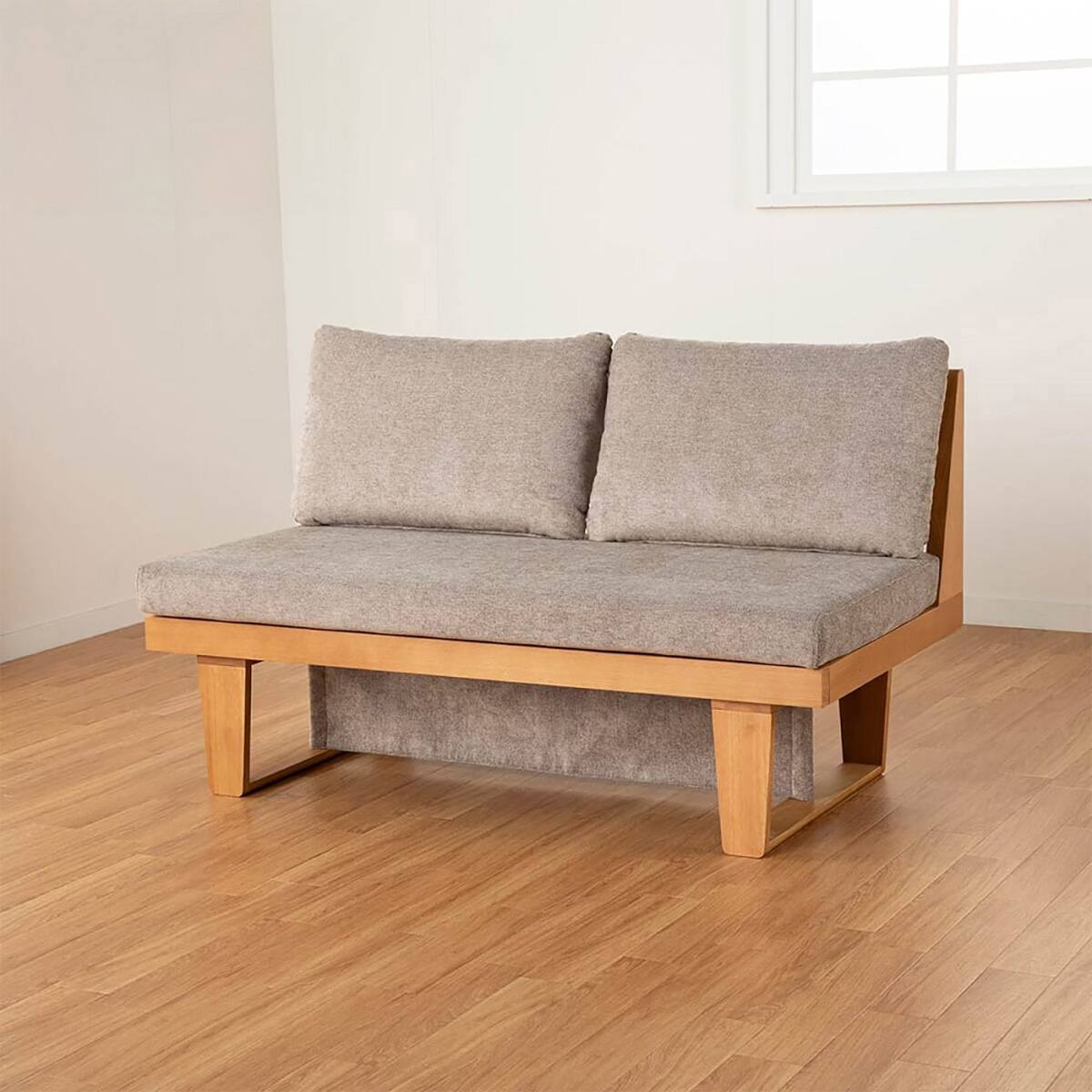 リビングダイニングソファ(ブリッジ 125 LBR)【島忠ホームズ商品