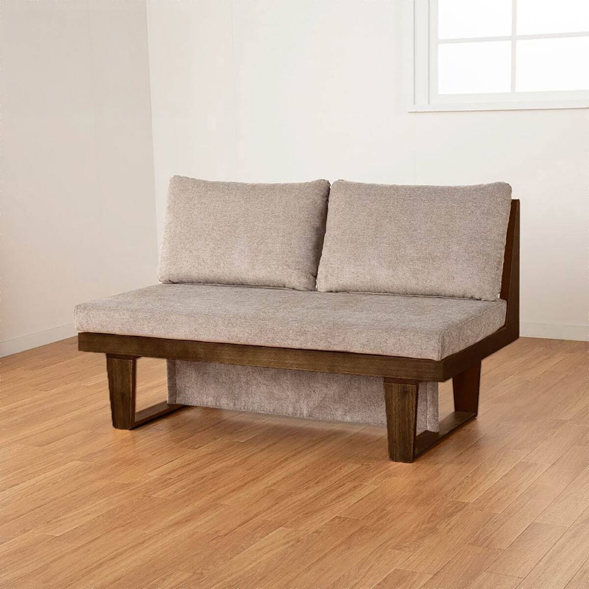 リビングダイニングソファ(ブリッジ 125 LBR)【島忠ホームズ商品