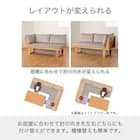 リビングダイニングソファ(ブリッジ 149 MBR)【島忠ホームズ商品】 2枚目画像
