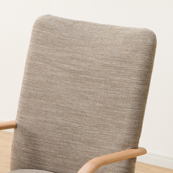 傷・汚れに強いファブリック ダイニングこたつチェア(C-10K 肘付きNA/NSF-BE) 10枚目画像