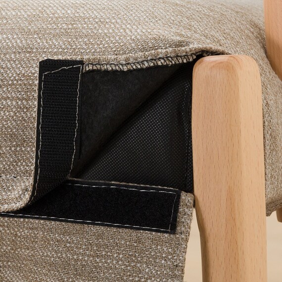 傷・汚れに強いファブリック ダイニングこたつチェア(C-10K 肘付きNA/NSF-BE) 14枚目画像