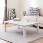 大理石調の軽量リビングこたつ(LM01 105 WH) 1枚目画像