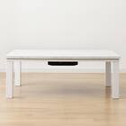 大理石調の軽量リビングこたつ(LM01 105 WH) 7枚目画像