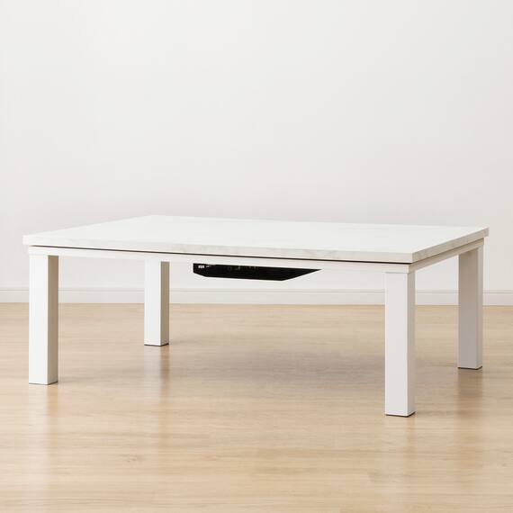 大理石調の軽量リビングこたつ(LM01 105 WH) 8枚目画像