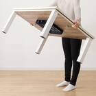 大理石調の軽量リビングこたつ(LM01 105 WH) 15枚目画像