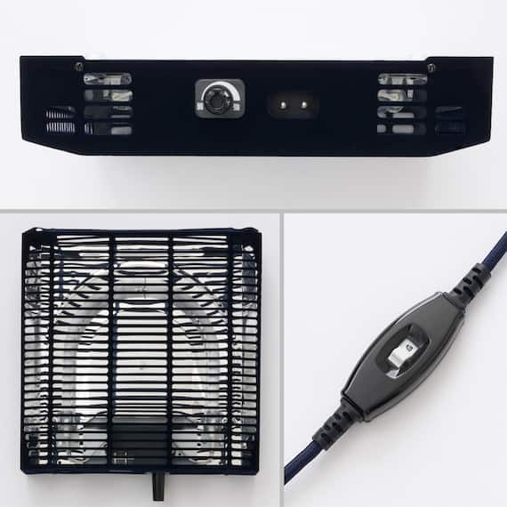 大理石調の軽量リビングこたつ(LM01 105 WH) 16枚目画像