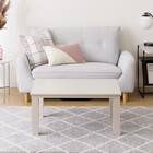 長方形リビングこたつ + 掛布団セット (LS01 8060 WW/RB2510 正方形 IV) 7枚目画像