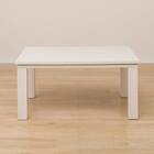 長方形リビングこたつ + 掛布団セット (LS01 8060 WW/RB2510 正方形 IV) 9枚目画像