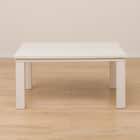 長方形リビングこたつ + 掛布団セット (LS01 8060 WW/RB2510 正方形 IV) 9枚目画像