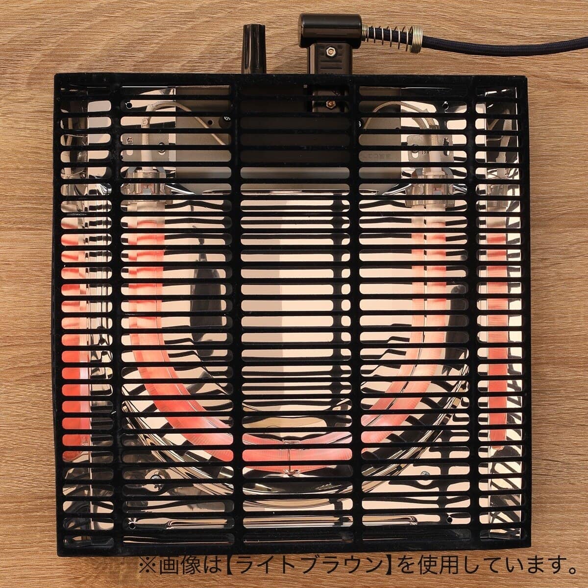 長方形リビングこたつ + 掛布団セット (LS01 8060 WW/RB2510 正方形 IV