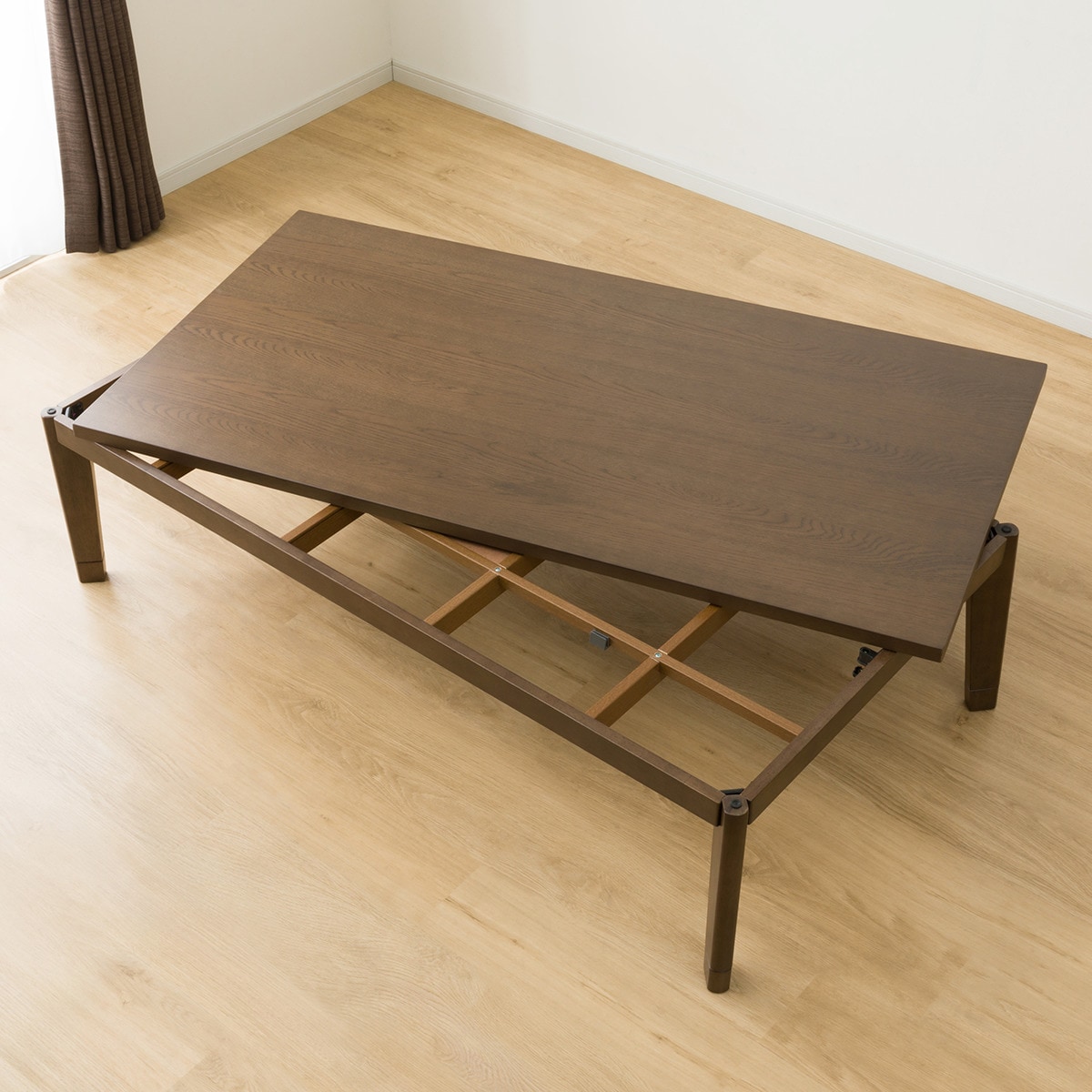 継脚付き長方形リビングこたつ(WW01 150 MBR) | ニトリネット【公式