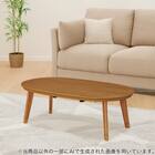 楕円形こたつ(LK01 120 MBR) 1枚目画像