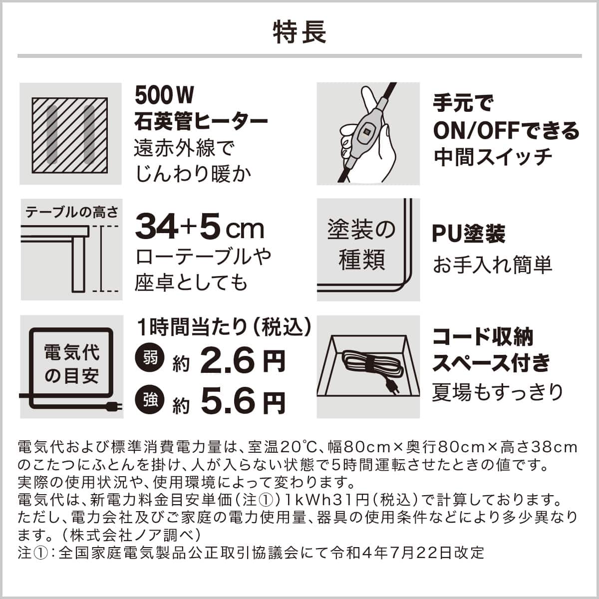 楕円形こたつ(LK01 120 MBR) | ニトリネット【公式】 家具・インテリア通販