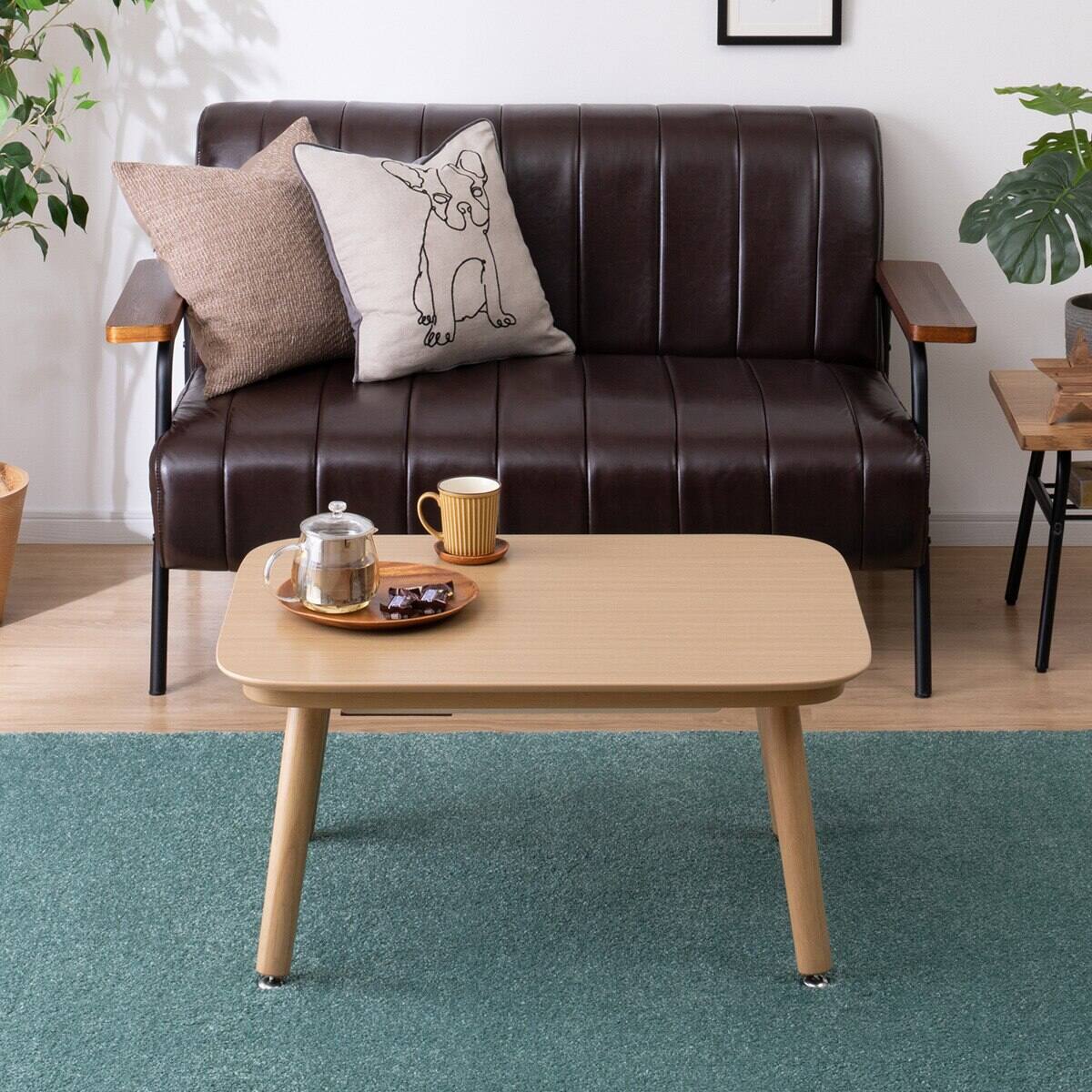 高さが変えられる2Wayこたつテーブル(NV03 8060 LBR) | ニトリネット