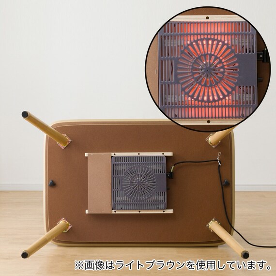 高さが変えられる2Wayこたつテーブル(NV03 105 WW) 20枚目画像