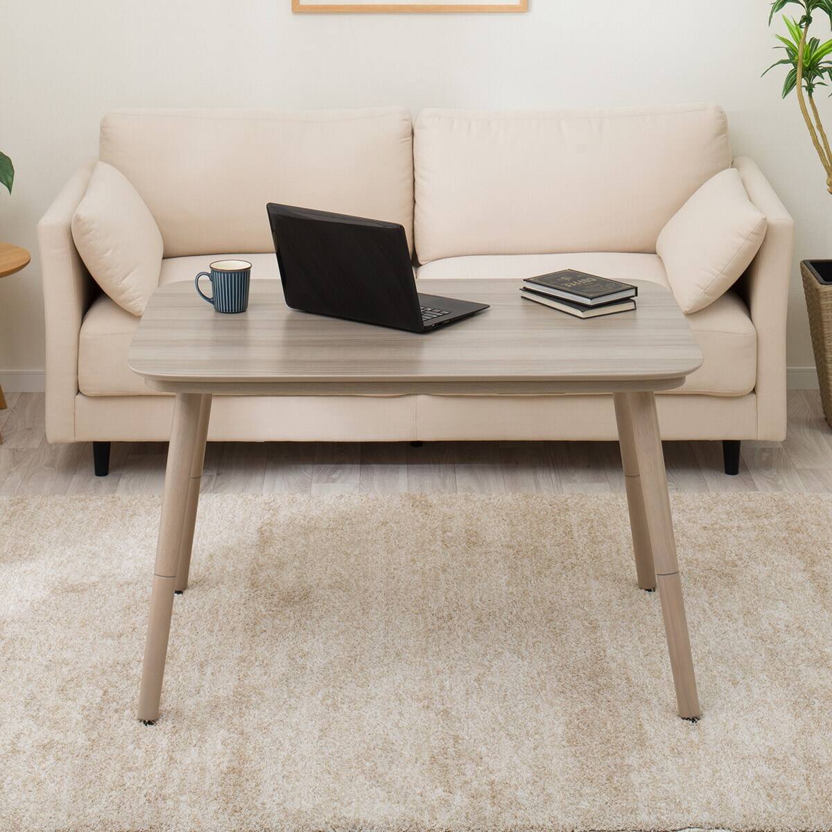 掲載しない】高さが変えられる2Wayこたつテーブル掛布団2点セット(NV03