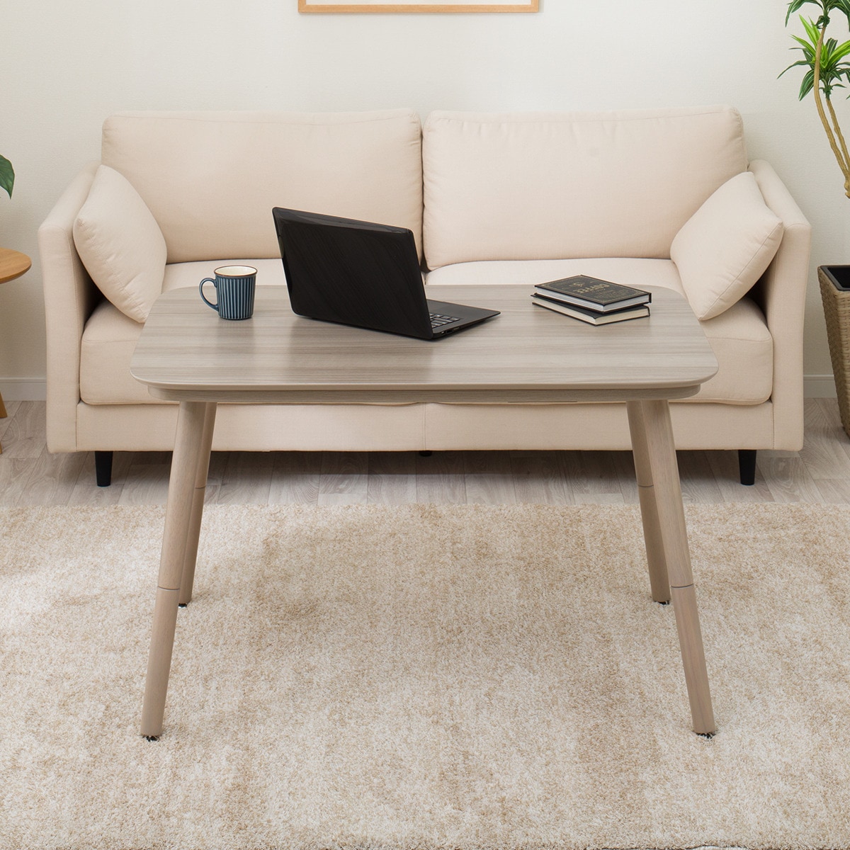 高さが変えられる2Wayこたつテーブル(NV03 105 GW) | ニトリネット