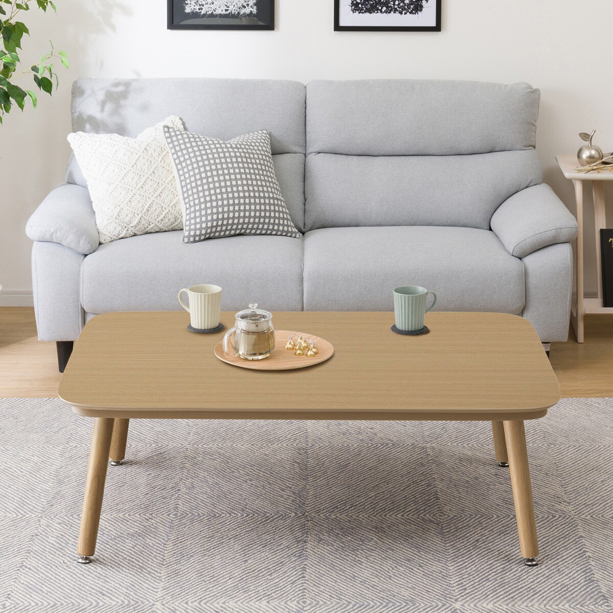 【送料込】ニトリ　2way 長方形105×70 ダイニングテーブルこたつ 送料込】ニトリ 2way 長方形105×70 ダイニングテーブルこたつ ニトリ