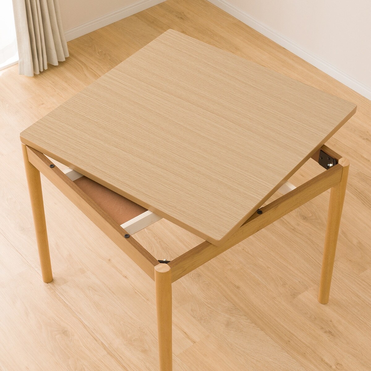 傷・汚れに強いファブリック ダイニングこたつセット(NV03 80 LBR+