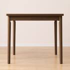 傷・汚れに強いファブリック ダイニングこたつセット(NV03 80 MBR/チェアC-10K肘あり MBR/NSF-DMO) 9枚目画像