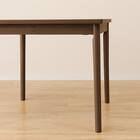 傷・汚れに強いファブリック ダイニングこたつセット(NV03 80 MBR/チェアC-10K肘あり MBR/NSF-DMO) 11枚目画像