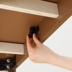 傷・汚れに強いファブリック ダイニングこたつセット(NV03 80 MBR/チェアC-10K肘あり MBR/NSF-DMO) 13枚目画像