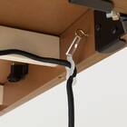 傷・汚れに強いファブリック ダイニングこたつセット(NV03 80 MBR/チェアC-10K肘あり MBR/NSF-DMO) 14枚目画像