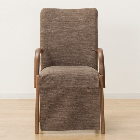 傷・汚れに強いファブリック ダイニングこたつセット(NV03 80 MBR/チェアC-10K肘あり MBR/NSF-DMO) 19枚目画像