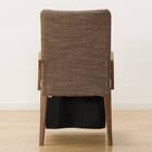 傷・汚れに強いファブリック ダイニングこたつセット(NV03 80 MBR/チェアC-10K肘あり MBR/NSF-DMO) 21枚目画像