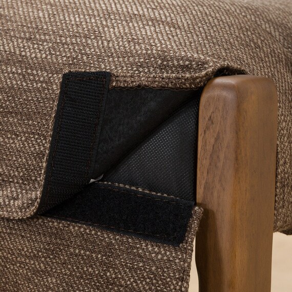 傷・汚れに強いファブリック ダイニングこたつセット(NV03 80 MBR/チェアC-10K肘あり MBR/NSF-DMO) 24枚目画像