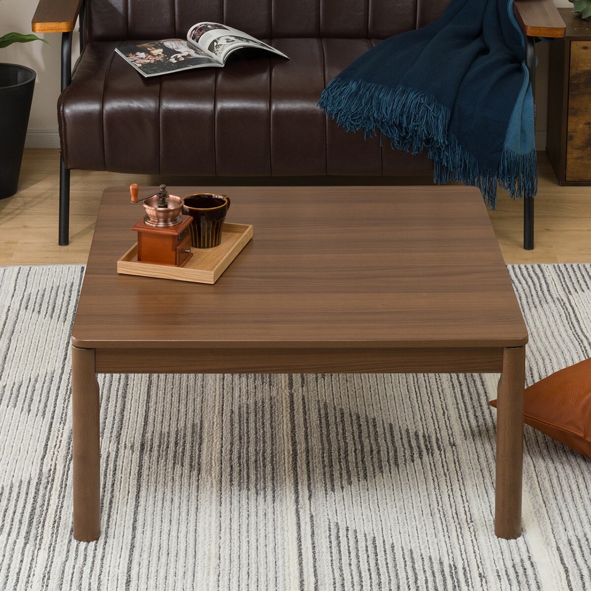 ニトリ　こたつ　テーブル　リビングこたつ　ブラウン　茶色　正方形 正方形リビングこたつ(GC03 8080 MBR) | ニトリネット【公式】 家具