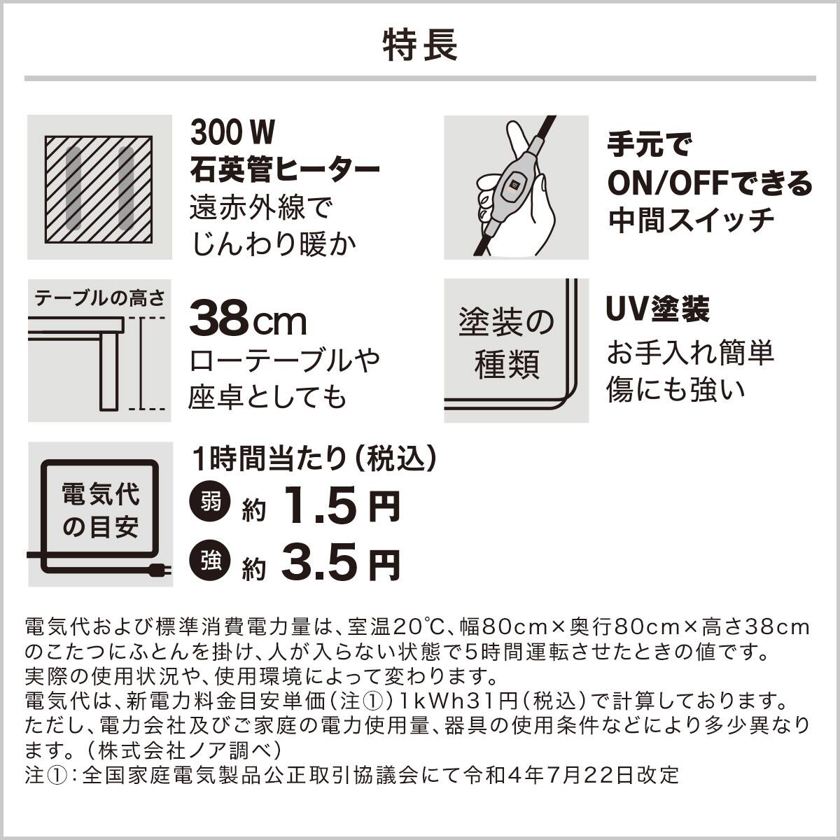 豆型リビングこたつ(GC03R 9060 NA) | ニトリネット【公式】 家具