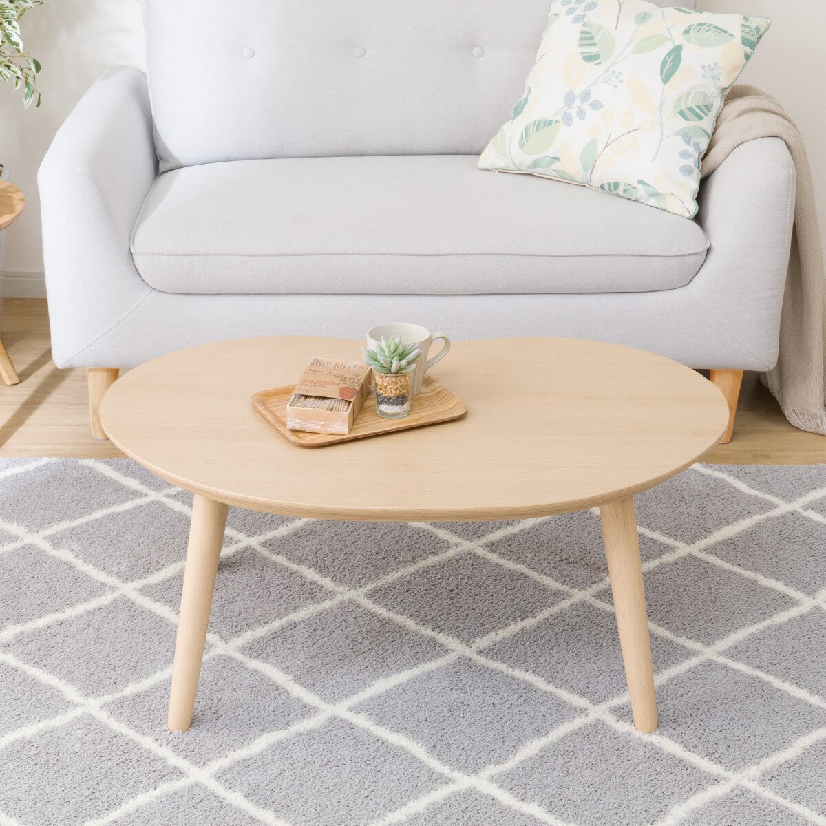 豆型リビングこたつ(GC03R 9060 NA) | ニトリネット【公式】 家具