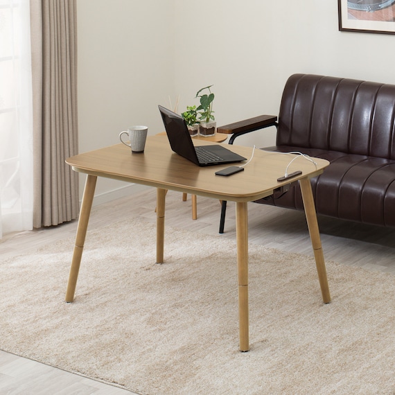 USBコンセント付き2Wayこたつテーブル(NV03 105LBR) 1枚目画像