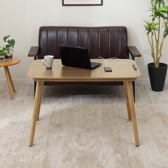 USBコンセント付き2Wayこたつテーブル(NV03 105LBR) 11枚目画像