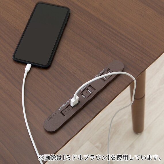 USBコンセント付き2Wayこたつテーブル(NV03 105LBR) 19枚目画像