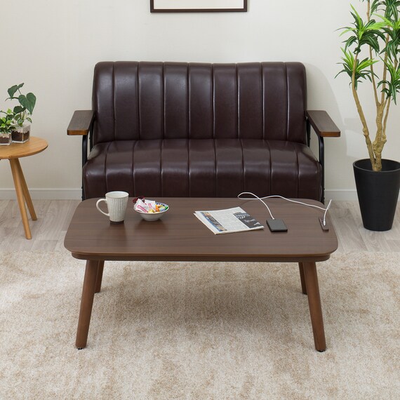 USBコンセント付き2Wayこたつテーブル(NV03 105MBR) 12枚目画像