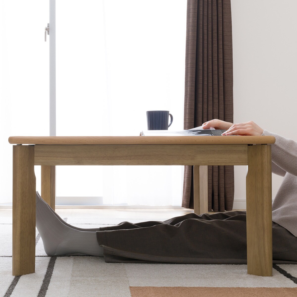 ニトリ　高さが変えられる2wayこたつ 高さが変えられる人気の2WAYこたつが今年も登場。色やサイズが