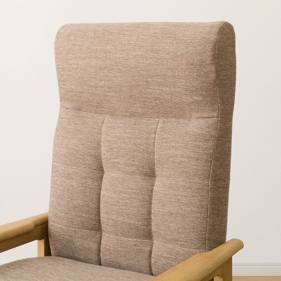 頭部がリクライニングする高座こたつチェア(HC01G LBR) 10枚目画像